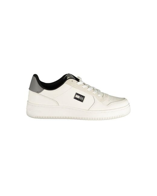 Tommy Hilfiger White Poliuretano Uomo Sneaker for men
