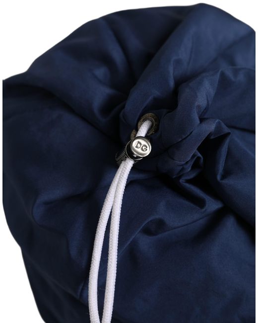 Dolce & Gabbana Men Navy Blue Polyester Baseball Capello Hat for men
