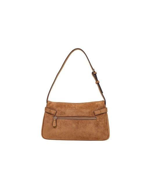 Guess Brown Polyester Handbag