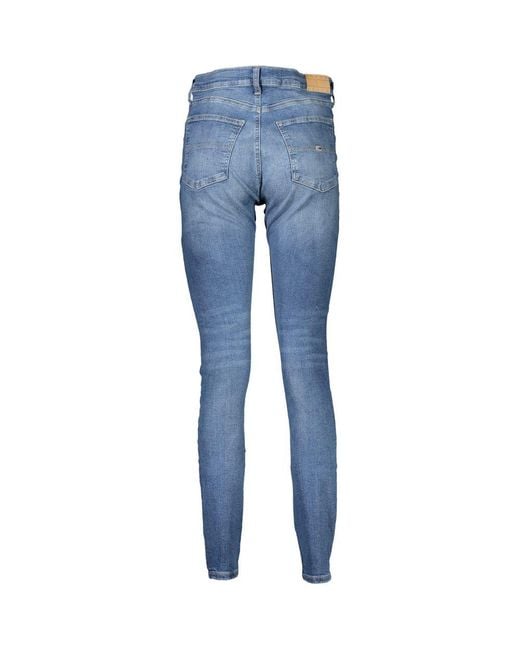 Tommy Hilfiger Blue Blu Cotton Jeans