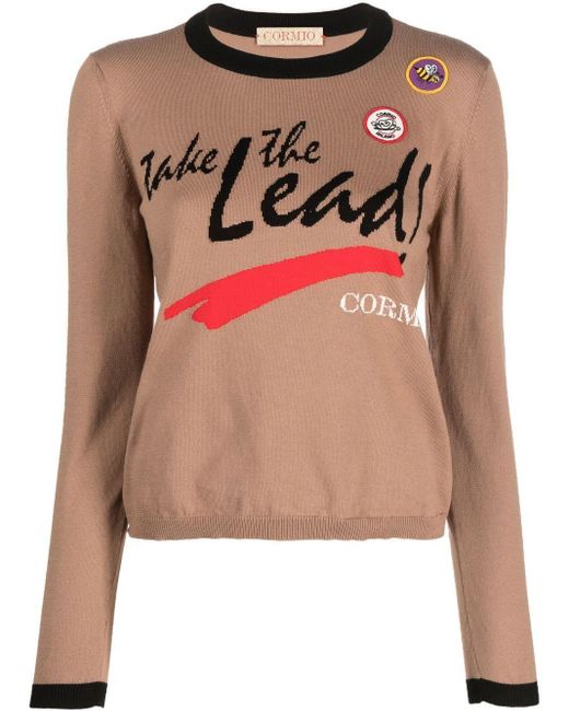 Cormio Pink Take The Lead Knitted Jumper