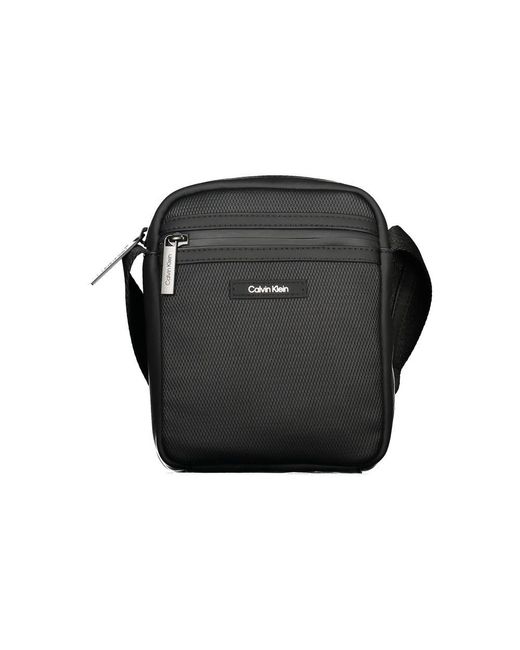 Calvin Klein Black Polyester Men Shoulder Bag for men