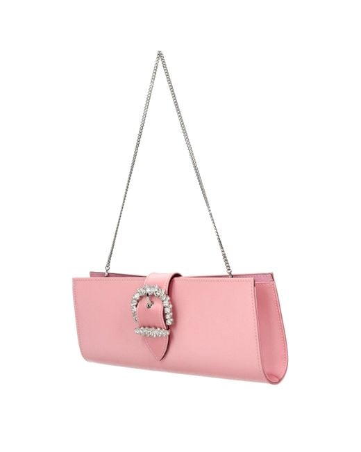Jimmy Choo Pink Satin Clutch Bags