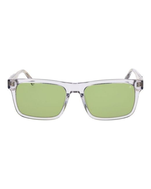 Scotch & Soda Green Acetate Sunglasses for men