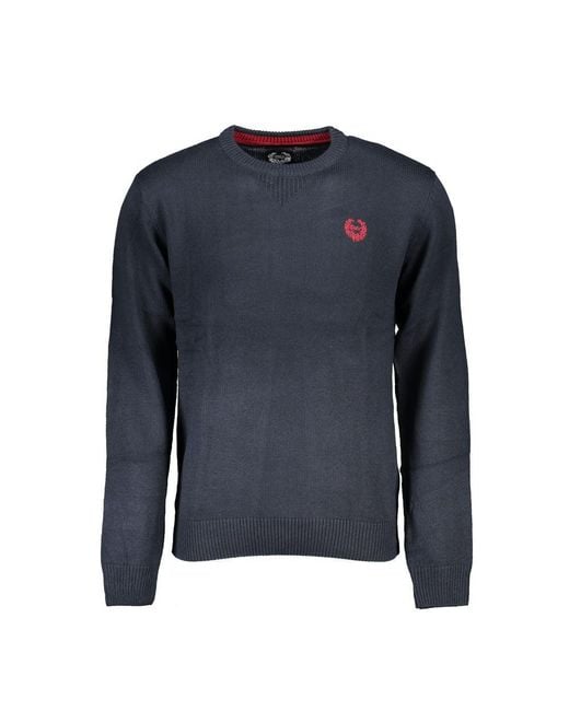 Gianmarco Venturi Blue Cotton Men's Sweater for men
