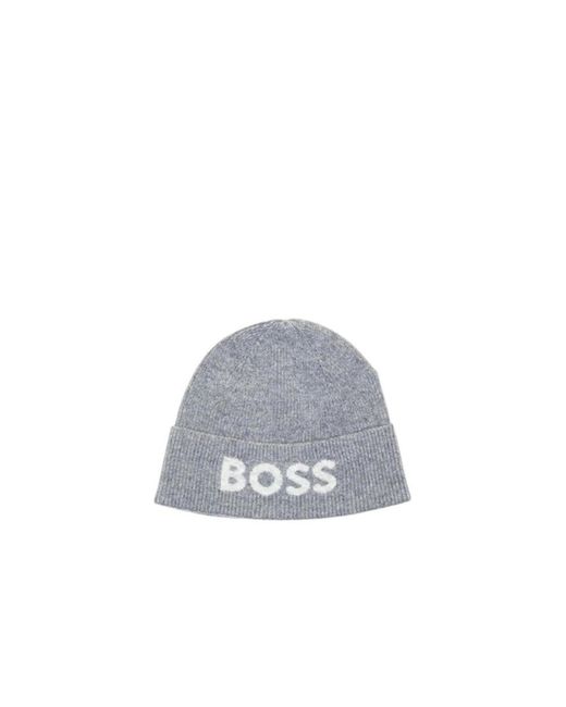 Boss Gray Recycled Polyamide Cap (baseball Hat) for men