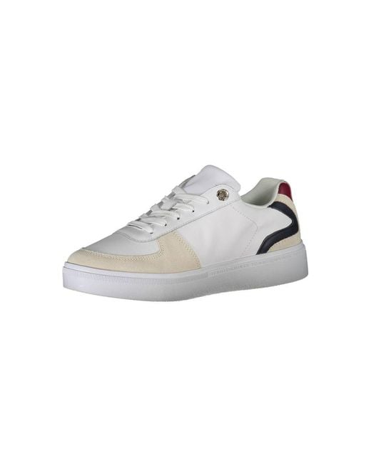 Tommy Hilfiger White Polyester Sneaker
