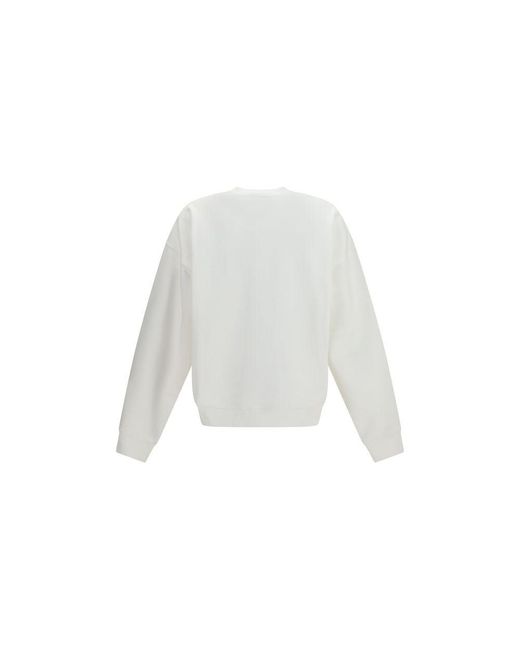 DSquared² White Cotton Sweatshirt for men