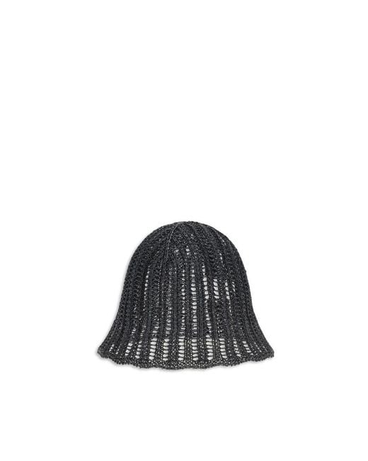 Brunello Cucinelli Black Polyamide Bucket Hat