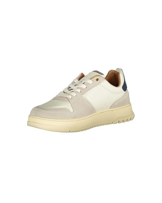 Blauer White Polyester Sneaker for men