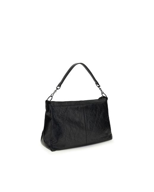 Balenciaga Black Lamb Ovis Aries Aries Shoulder Bag for men