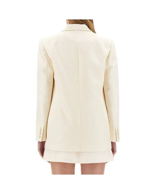 Valentino Natural Wool And Silk Toile Iconographe Jacket for men