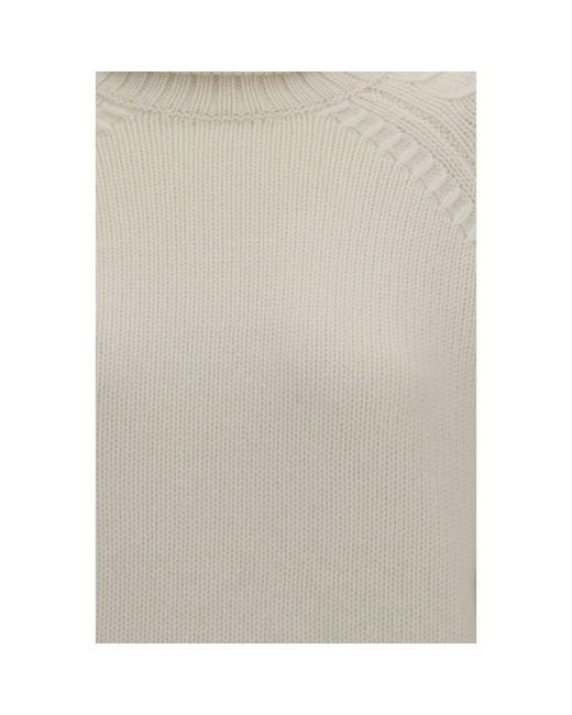 P.A.R.O.S.H. Gray Beige Cashmere Sweater