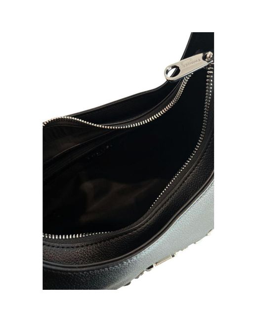 Twinset Blue Black Pu Shoulder Bag
