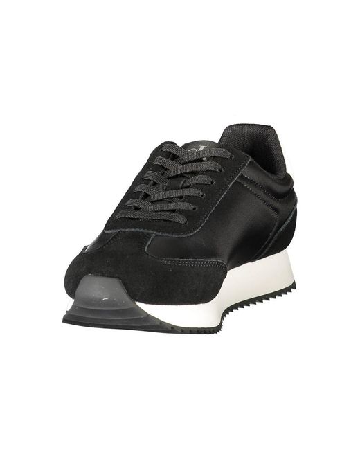 Calvin Klein Black Leather Sneaker