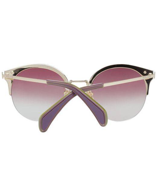 Police Metallic Purple Metal Sunglasses