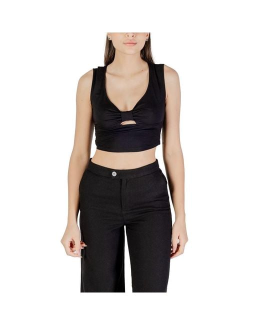ONLY Black Viscose Top
