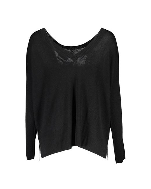 Gant Black Ele Woolen Long-Sleeve Sweater