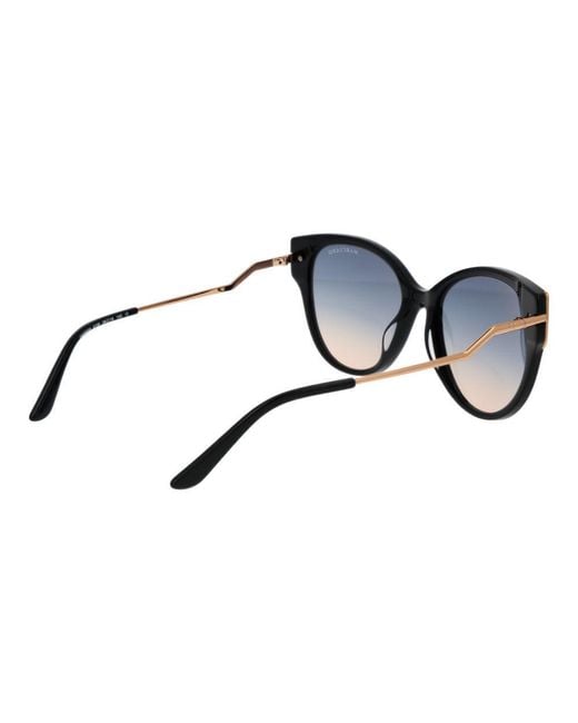 MARCIANO BY GUESS Blue Black Acetate Sunglasses
