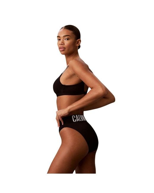 Calvin Klein Black Polyester Bra