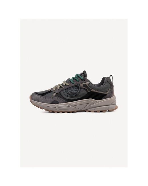 Colmar Black Polyester Athletic Sneakers for men
