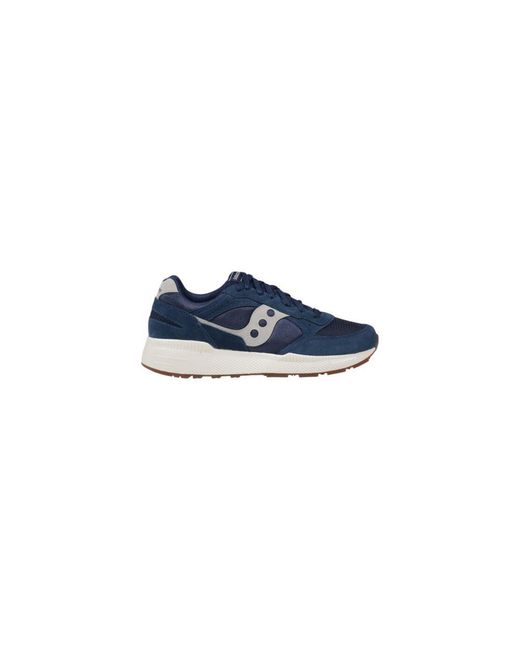 Saucony Blue Leather Athletic Sneakers for men