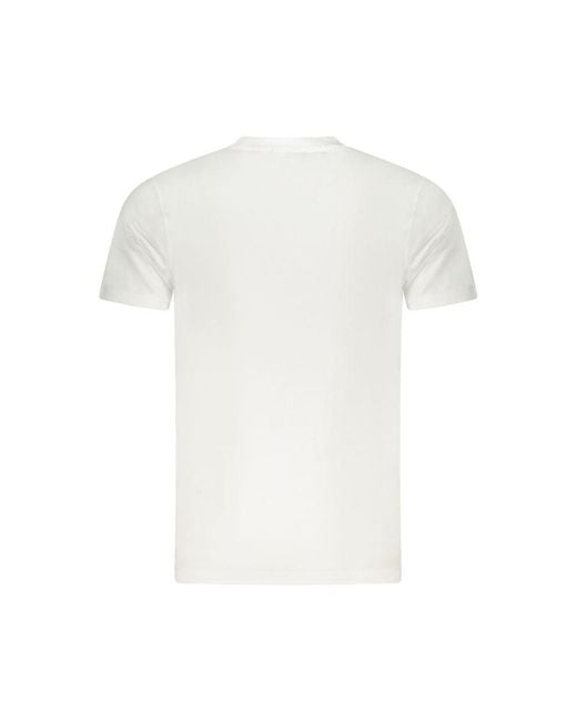Roberto Cavalli White Cotton T-Shirt for men