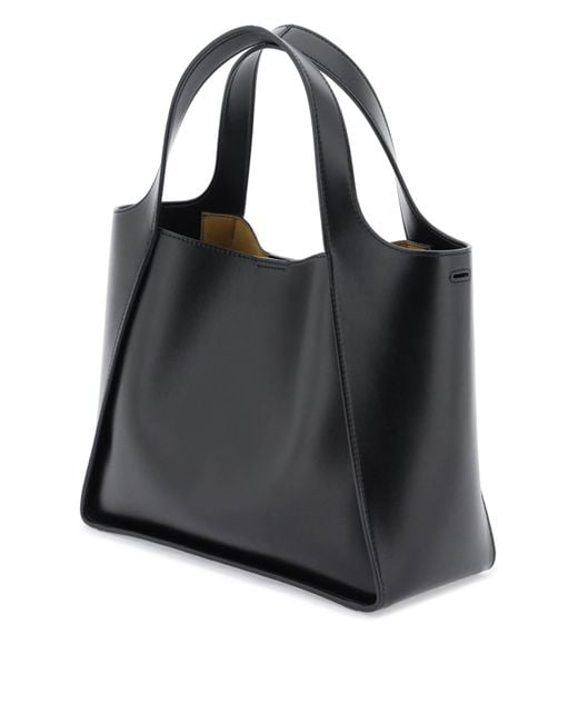Stella McCartney Black Stella Logo Tote Bag