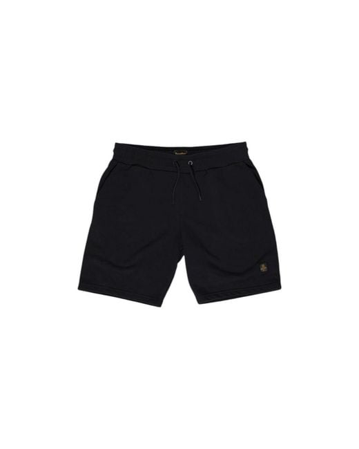 Refrigiwear Black Cotton Short for men