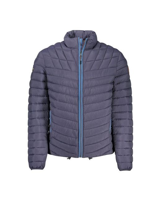Napapijri Blue Polyamide Jacket for men