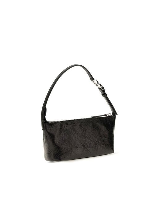 Fendi Black Calf Leather Bos Taurus Clutch Bag