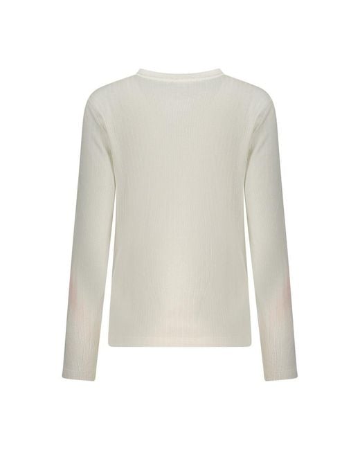 North Sails White Bianco Polyester Sweater