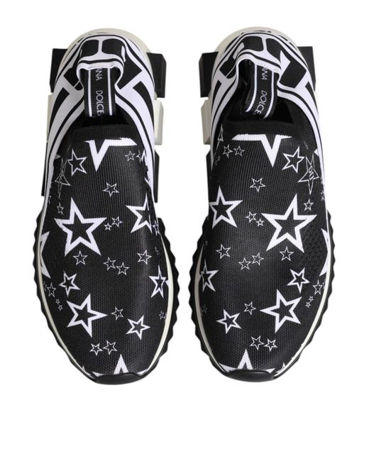 Dolce & Gabbana White Daymaster Sneakers Star Design for men
