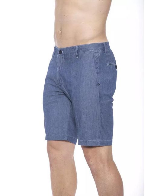 Armata Di Mare Blue Cotton Shorts for men