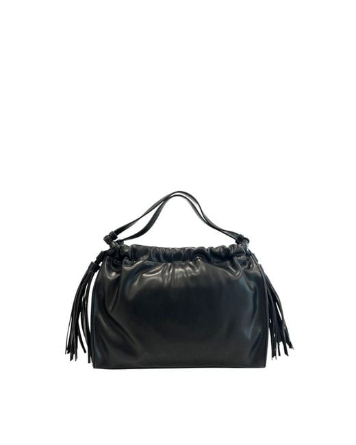Twinset Black Pu Shoulder Bag