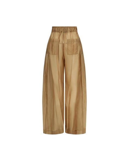 THE LATEST Natural Beige Lyocell Casual Pants