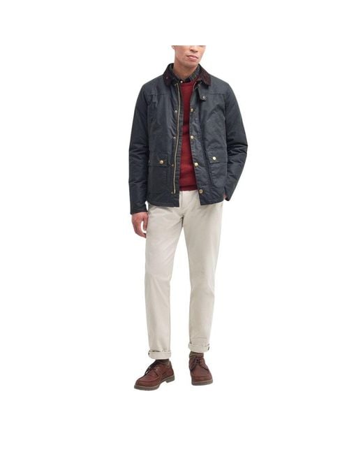 Barbour Black Gray Cotton Shell Jacket for men
