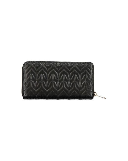 Patrizia Pepe Black Elegant Wallet With Contrasting Details