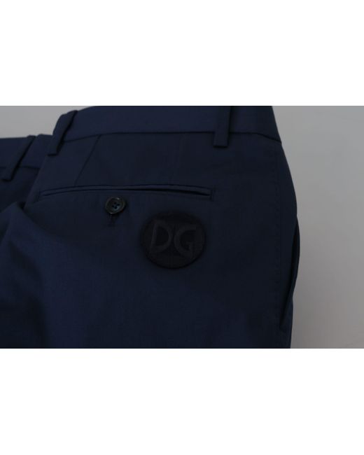 Dolce & Gabbana Blue Elegant Chino Shorts for men