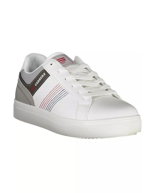 Carrera Multicolor White Polyester Sneaker for men
