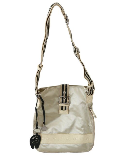WAYFARER Natural Beige Handbag Shoulder Tote Fabric Purse