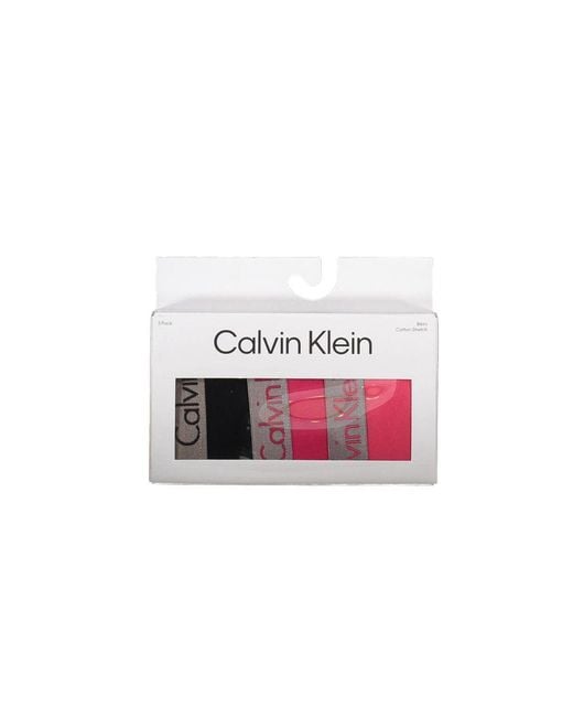 Calvin Klein Pink Cotton Briefs