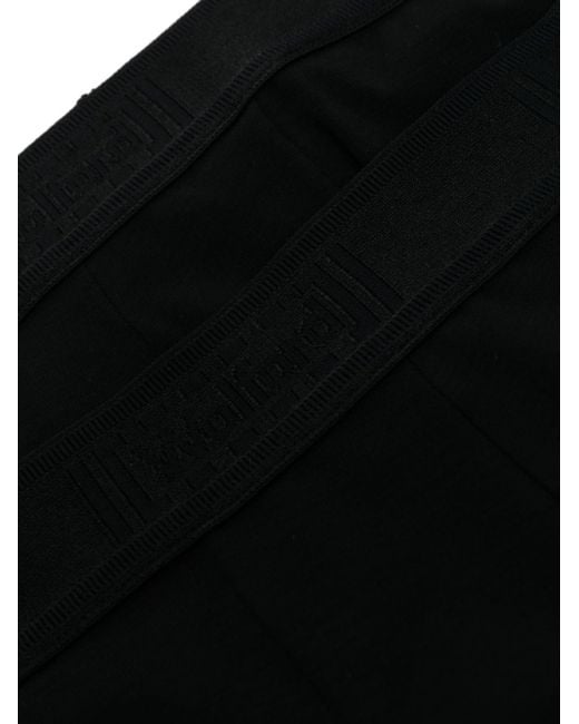 Wolford Black Logo-Waistband Boxers Set Of 2 for men