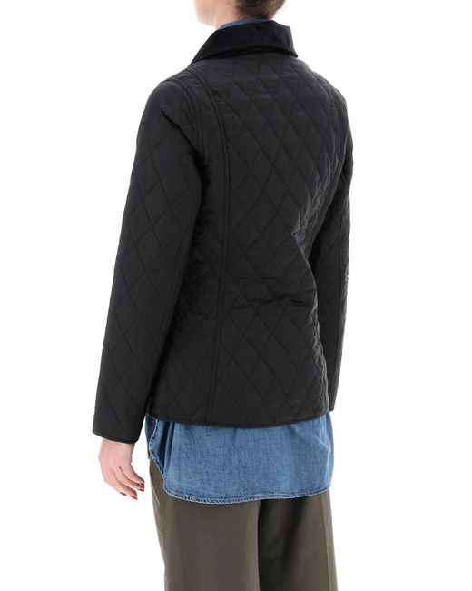 Barbour Black Quilted Annand