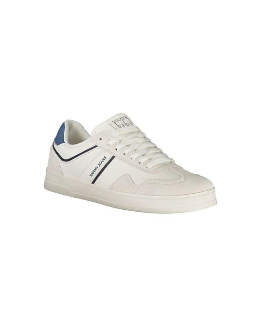 Tommy Hilfiger White Polyester Sneaker for men