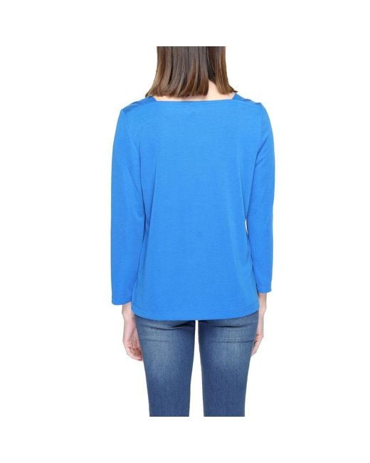Street One Blue Modal Long Sleeve T