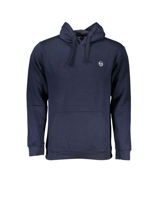 Sergio Tacchini Blue Cotton Sweater for men