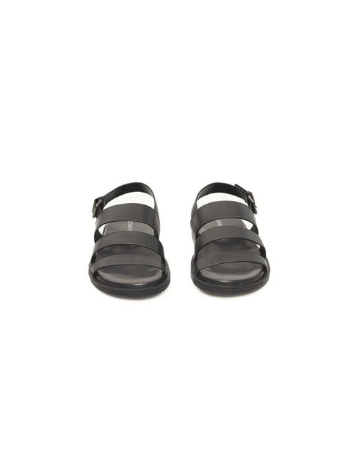 Cerruti 1881 Black Cowhide Men Sandal for men