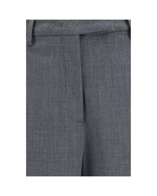 THE LATEST Gray Polyester Dress Pants