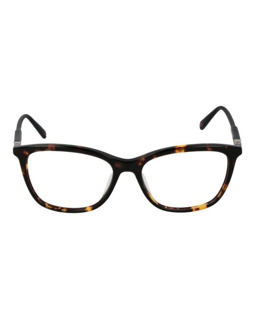 Fila Black Brown Cellulose Acetate Glasses (frames) for men